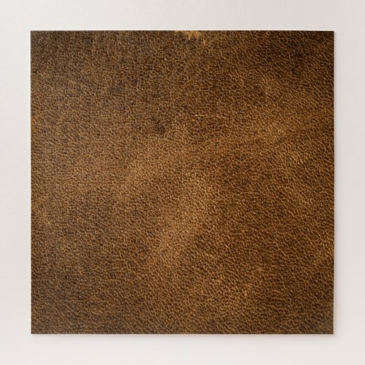 Oud bruin leer: getextureerde achtergrond legpuzzel (Verticaal)