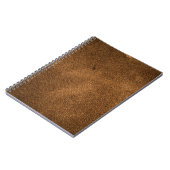 Oud bruin leer: getextureerde achtergrond notitieboek (Linkerzijde)