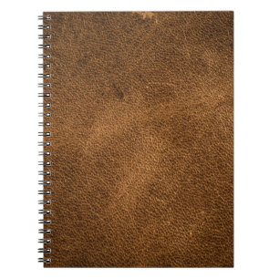 Oud bruin leer: getextureerde achtergrond notitieboek