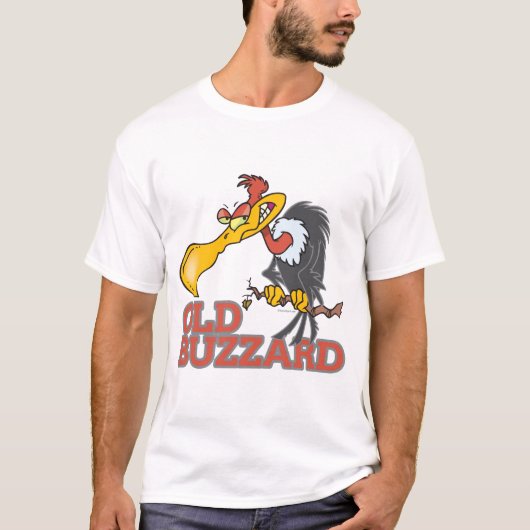 oud buzzard grappig tekenfilm t-shirt (Voorkant)