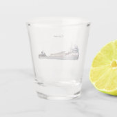 oud Calumet-glas Shot Glas (Achterkant)