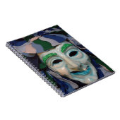 Oud carnavalmasker notitieboek (Rechterzijde)