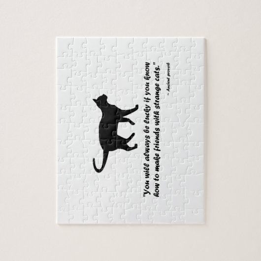 Oud Cats Spreekwoord Legpuzzel (Verticaal)