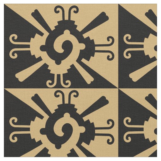 Oud Centraal-Amerikaans Ontwerppatroon Stof (Close Up)