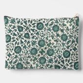 Oud Chinees bloempatroon in turquoise en wit Etui (Achterkant)