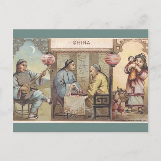 Oud Chinees Briefkaart (Voorkant)