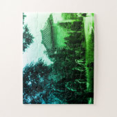 Oud Chinees Kanton martelarenpark Legpuzzel (Verticaal)