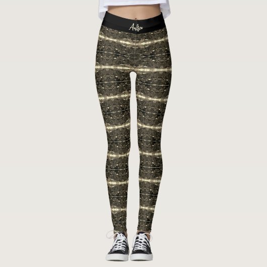 Oud Chinees Kanton stad Leggings (Voorkant)