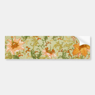 Oud Chinees Sieraad Jones Bloemen Bumpersticker