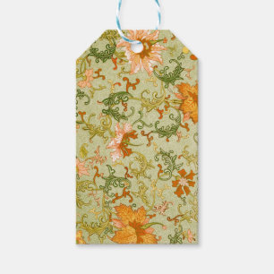 Oud Chinees Sieraad Jones Bloemen Cadeaulabel