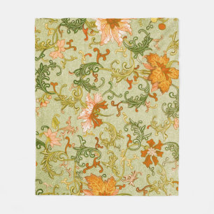 Oud Chinees Sieraad Jones Bloemen Fleece Deken