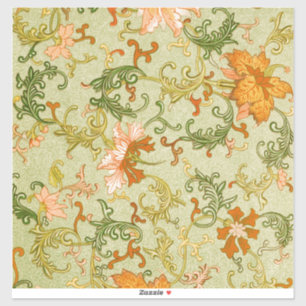Oud Chinees Sieraad Jones Bloemen Sticker