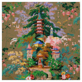 Oud chinoiseriepatroon stof (Swatch)