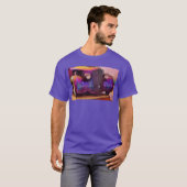 Oud Classic  Hot Rod Car Art T-shirt (Voorkant volledig)