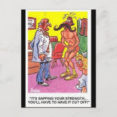 Oud Comic Briefkaart - (Voorkant)