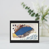 Oud Comic Briefkaart - Char-a-banc (Staand voorkant)