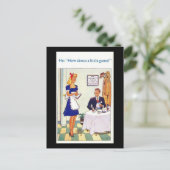 Oud Comic-Briefkaart - een klein spelletje Briefkaart (Staand voorkant)