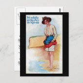 Oud Comic-Briefkaart - High Tide Briefkaart (Voorkant / Achterkant)