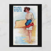 Oud Comic-Briefkaart - High Tide Briefkaart (Voorkant)