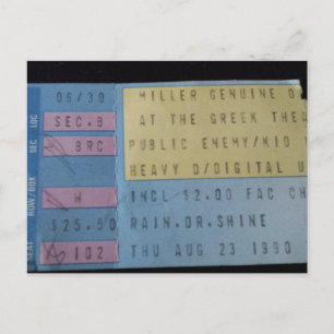 Oud concert 1 - opgeleide brainfart briefkaart