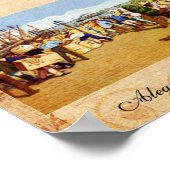 Oud Costa Ricaans schilderij Poster (Hoek)