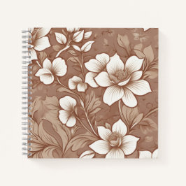 Oud Cottage Bloemmotief Notitieboek