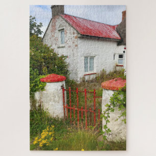 Oud Cottage  Carne  Wexford Ierland. Legpuzzel