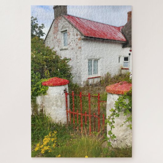 Oud Cottage Carne Wexford Ierland. Legpuzzel (Verticaal)
