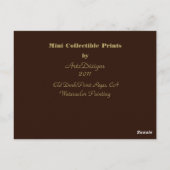 Oud Dock/Point Reyes, CA - Mini Collectibles Briefkaart (Achterkant)