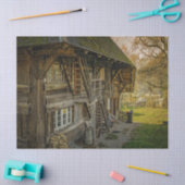 Oud document voor afgedankte zelfontleding tissuepapier (Craft)