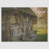 Oud document voor afgedankte zelfontleding tissuepapier (Voorkant)