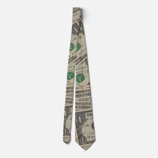 Oud Dollar Feest Stropdas (Achterkant)