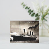 Oud Duits Briefkaart - Titanic (Staand voorkant)