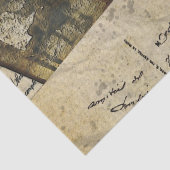 oud e-mail Ephemera-debetpapier Tissuepapier (Detail)