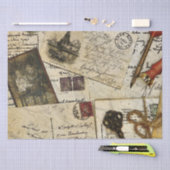 oud e-mail Ephemera-debetpapier Tissuepapier (Craft)