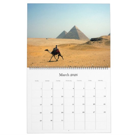 Oud Egypte 2025 Groot Kalender (Mar 2026)