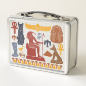 Oud Egypte Egyptische Graphics Collage (Achterkant)