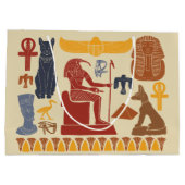 Oud Egypte Egyptische Graphics Collage Groot Cadeauzakje (Achterkant)