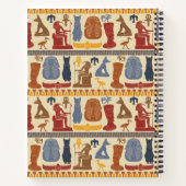 Oud Egypte Egyptische Graphics Collage Notitieboek (Achterkant)