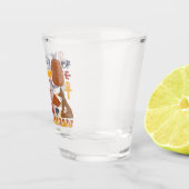 Oud Egypte Egyptische Graphics Collage Shot Glas (Rechts)