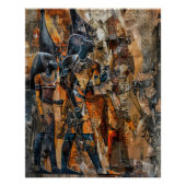 Oud Egypte Farao Leger Perfect Poster (Voorkant)