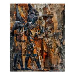 Oud Egypte Farao Leger Perfect Poster