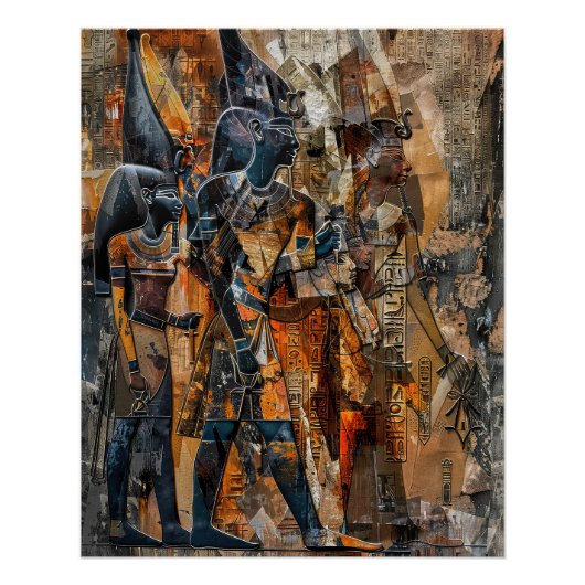 Oud Egypte Farao Leger Perfect Poster (Voorkant)