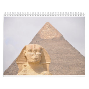 Oud Egypte met piramides, Sfinx Tempels Kalender