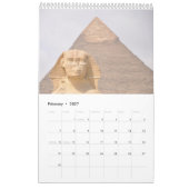 Oud Egypte met piramides, Sfinx Tempels Kalender (Feb 2027)