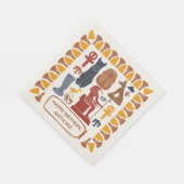 Oud Egypte Theme Custom Party Servet (Hoek)