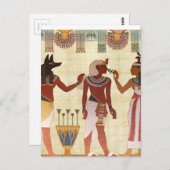 Oud, Egyptian art nouveau-stijl Briefkaart (Voorkant / Achterkant)