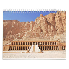 Oud-Egyptisch Hatsjepsoet Tempel Landschap 2025 Kalender