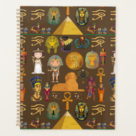 Oud Egyptisch Hiëroglief -Patroonsymbool  Planner