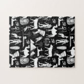 Oud-Egyptisch hiërogliefsymboolpatroon      Legpuzzel (Horizontaal)